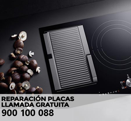 Reparación averías placa de cocción Franke